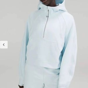 Lululemon oversized half zip scuba